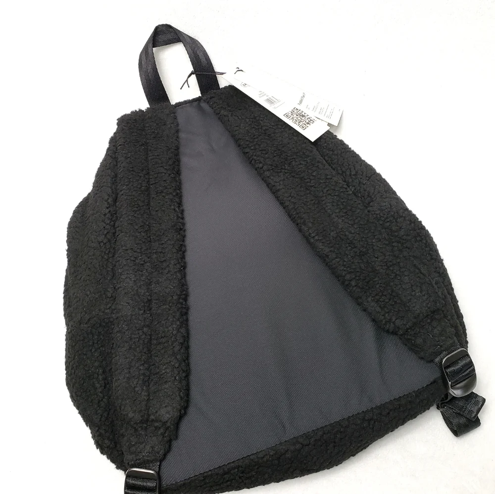 Eastpak Faux Fur Padded Pak'R Shear Black Backpack